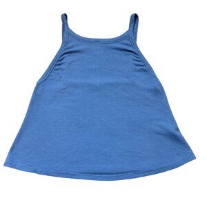 Free People Intimately Womens Blue Ribbed Tank Top Size L